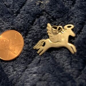 Silver Pegasus or horse Charm